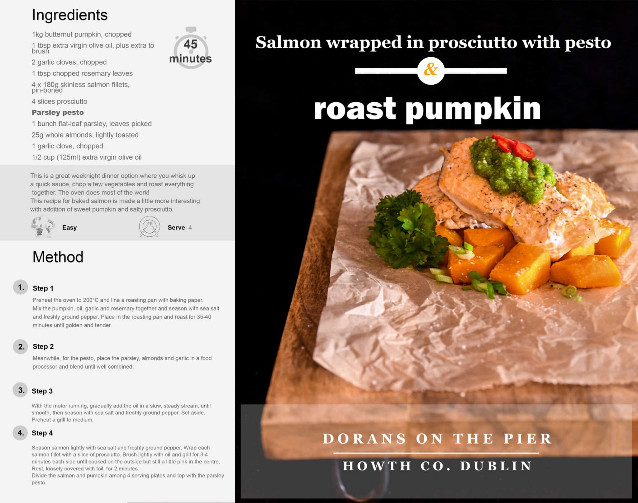 Salmon Roast Pumpkin